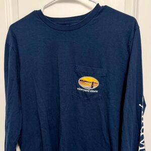 Vineyard Vines Blue Long Sleeve Tee